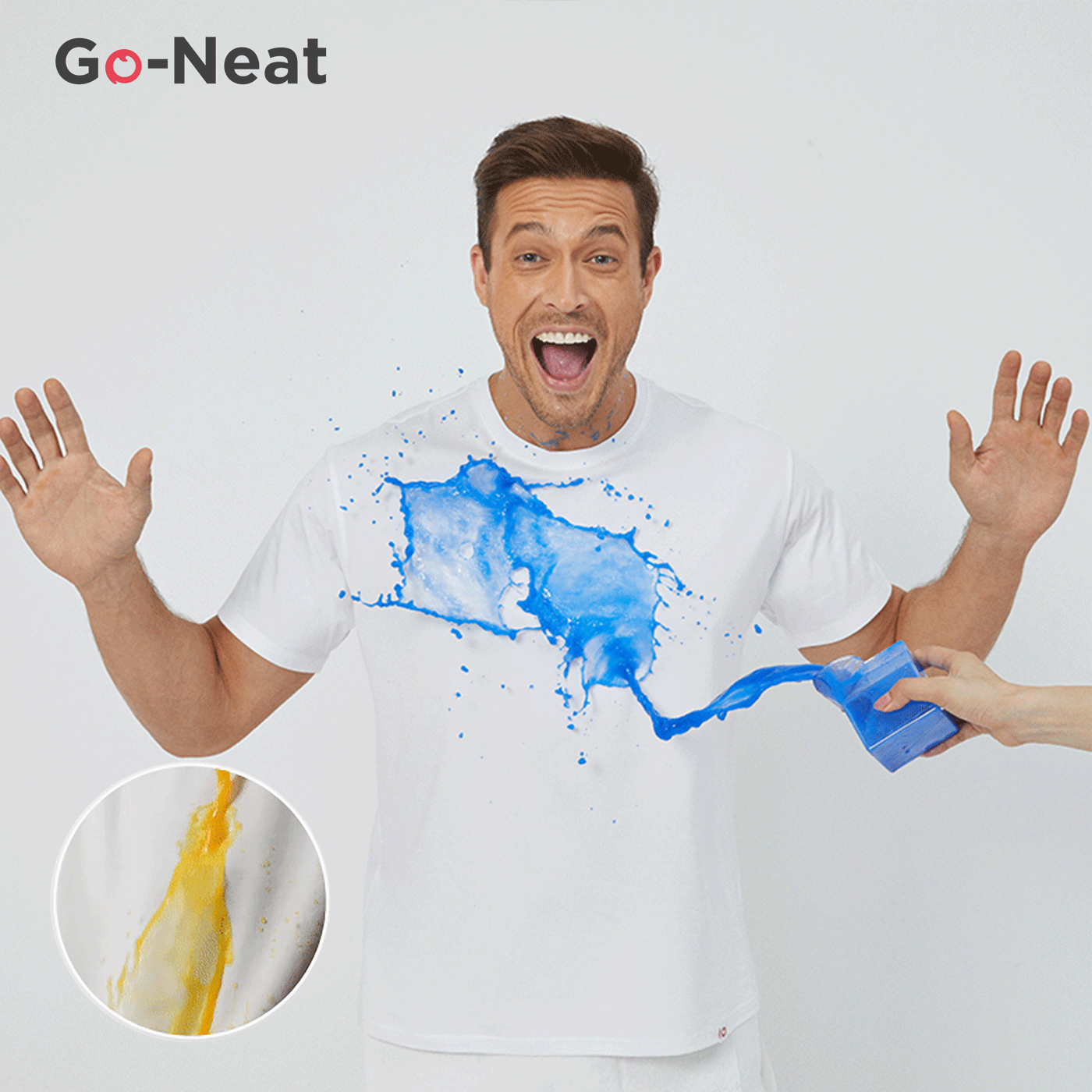 Go-Neat Water Repellent and Stain Resistant Family Matching Adult Solid Tee