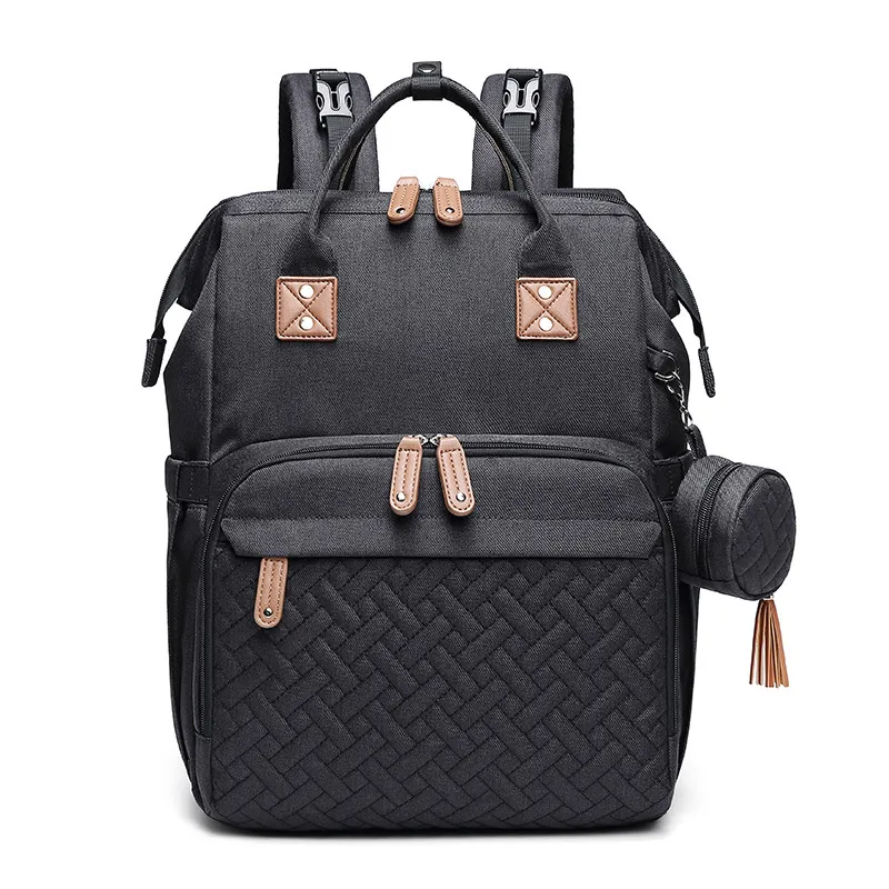 Baby Diaper Bag Backpack with Changing Station Large Capacity Multifunction and Multicolorful Maternity Mom Bag & Folding Backpack Portable Large Capacity Mom Bag with Detachable Pacifier Bag, Diapers Changing Pad and USB  Color-A