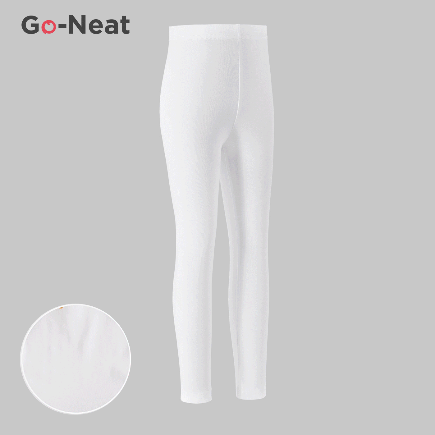 Go-Neat Water Repellent And Stain Resistant Mommy And Me 95% Cotton Solid Leggings