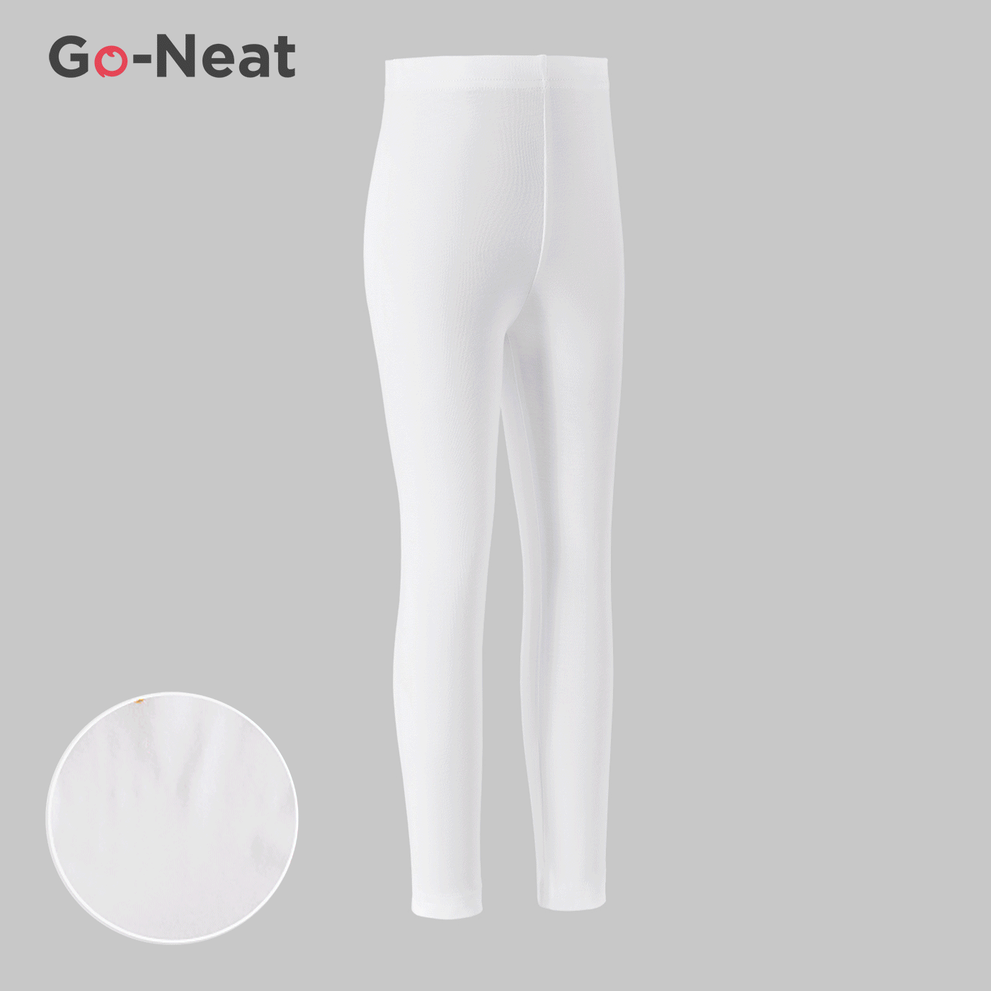 Go-Neat Water Repellent and Stain Resistant Mommy and Me 95% Cotton Solid Leggings  big image 1