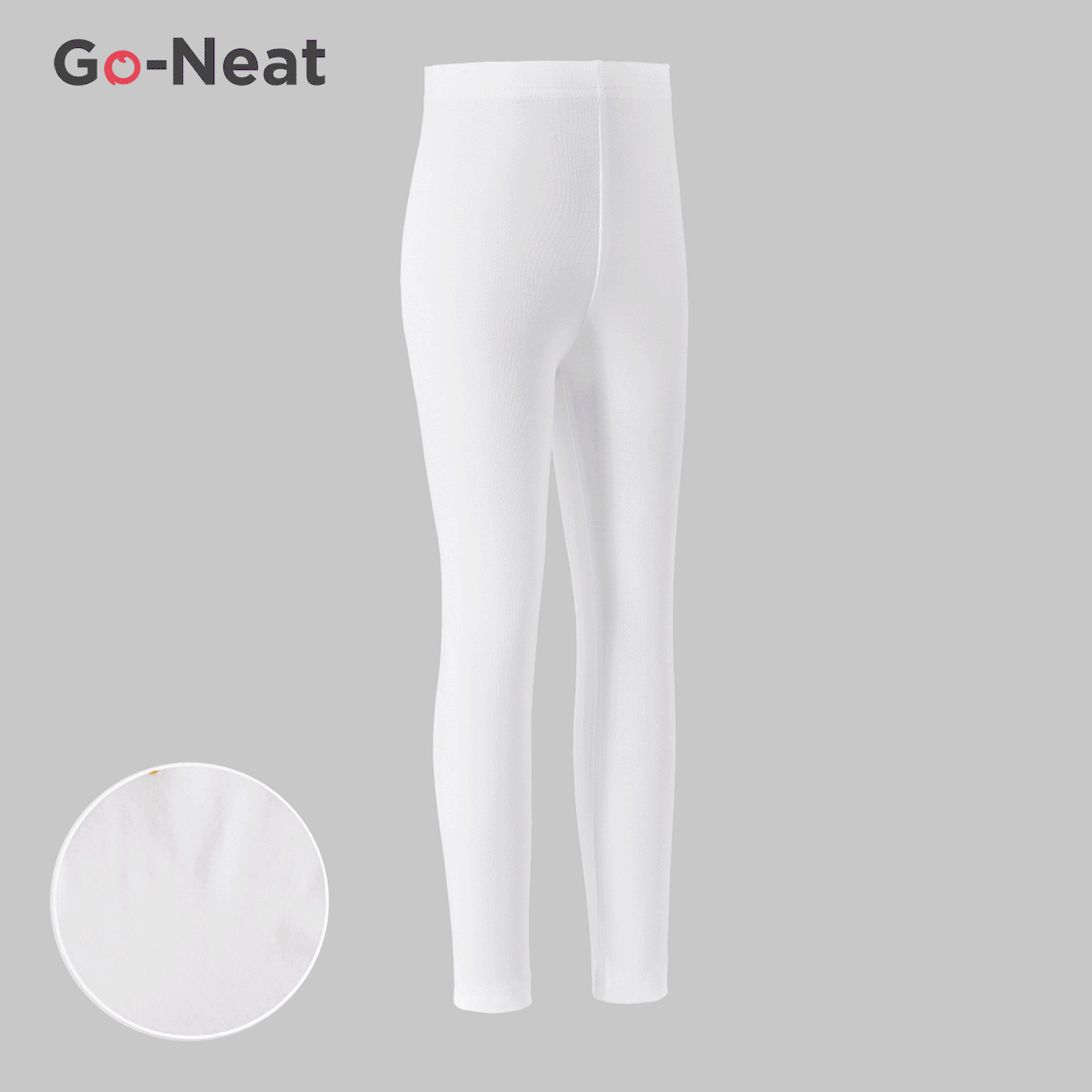 Go-Neat Water Repellent and Stain Resistant Mommy and Me 95% Cotton Solid Leggings  big image 1