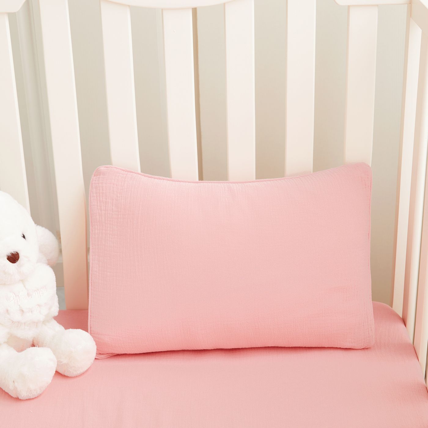 100% Cotton Muslin Baby Gear Includes Bib / Swaddling Blanket / Crib Sheet / Single Layer Quilt / Bu