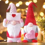 1Pc Valentines Day Decorations Gnome Plush Dolls Ornaments Perfect Valentine's Gifts Home Tabletop Decor  image 2