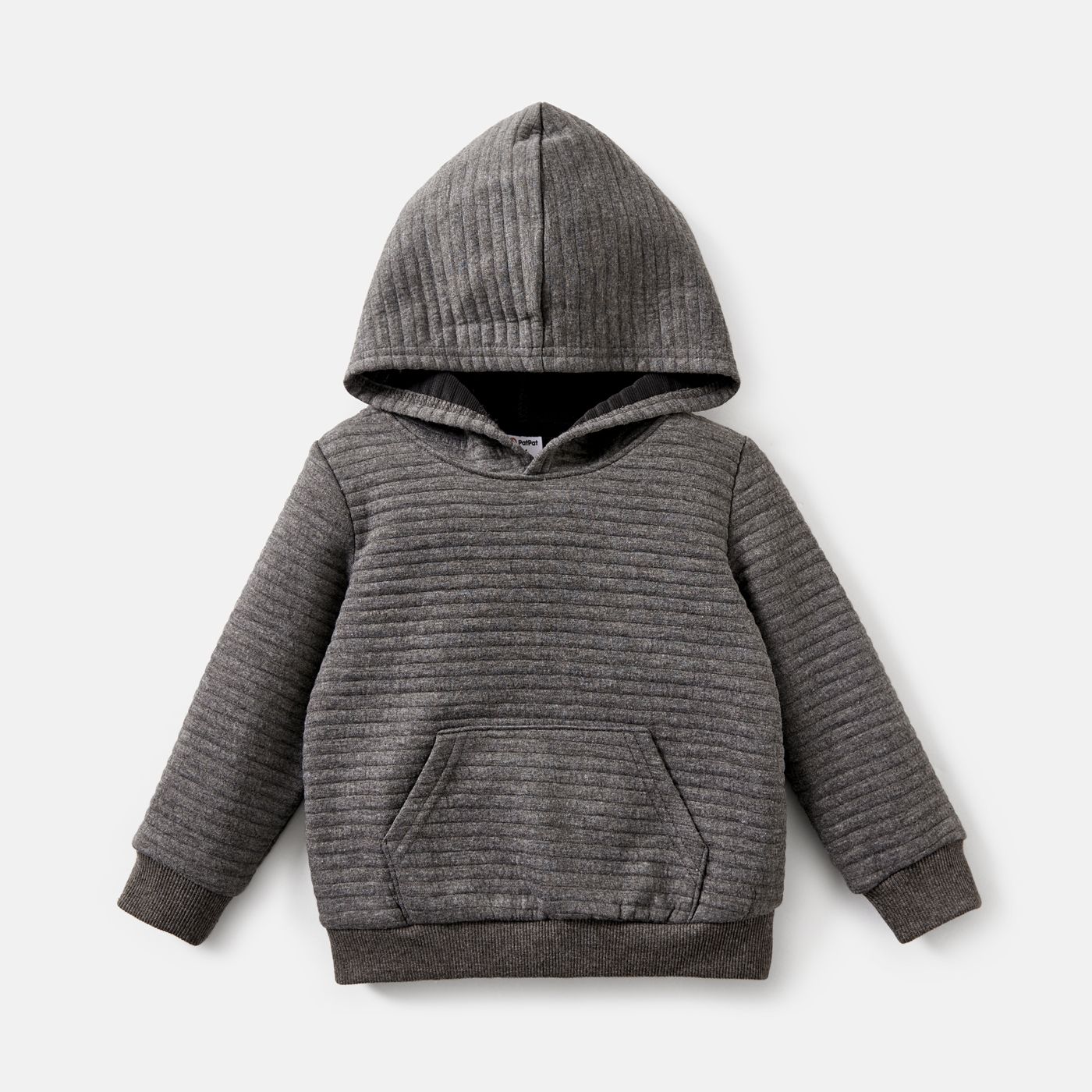 

Toddler/Kid Boy Textured Hoodie Sweatshirt/ Letter Print Elasticized Cotton Pants