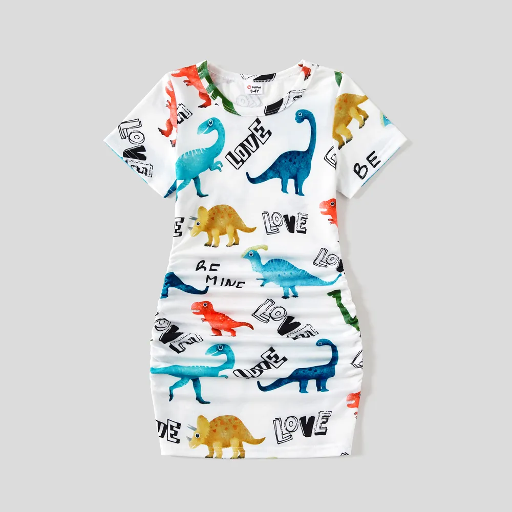 Look per tutta la famiglia Dinosauro Manica corta Coordinati per tutta la famiglia Set big image 9