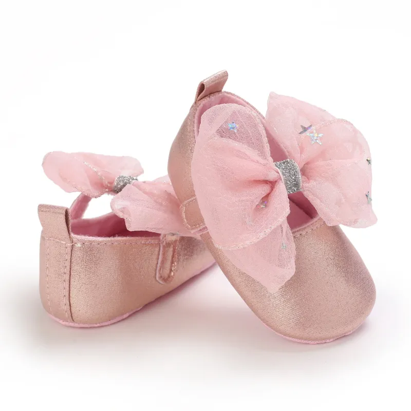 Baby / Toddler Sequin Bow Decor Princess Shoes Pink image 5