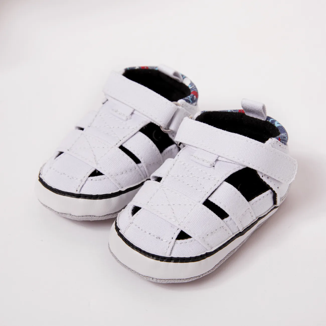 Bebé Menino Básico Cor sólida Calçado para bebé Branco big image 1