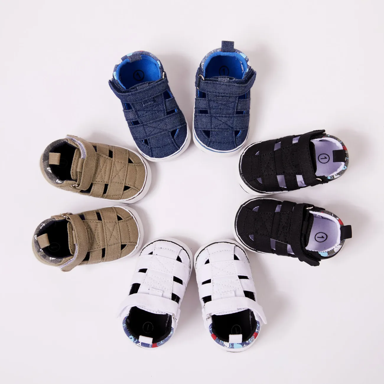 Baby / Toddler Breathable Prewalker Shoes White big image 1