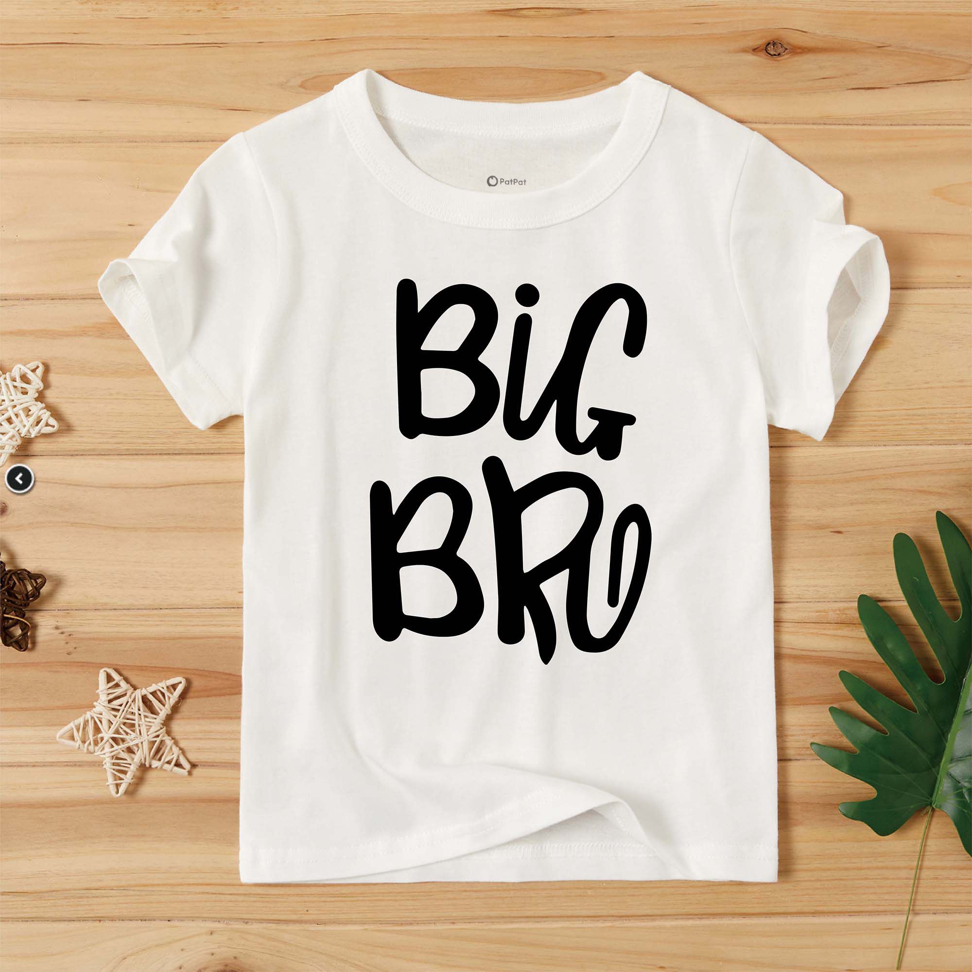 

Fashionable Toddler/Kid Letter Print Cotton Short-sleeve Tee
