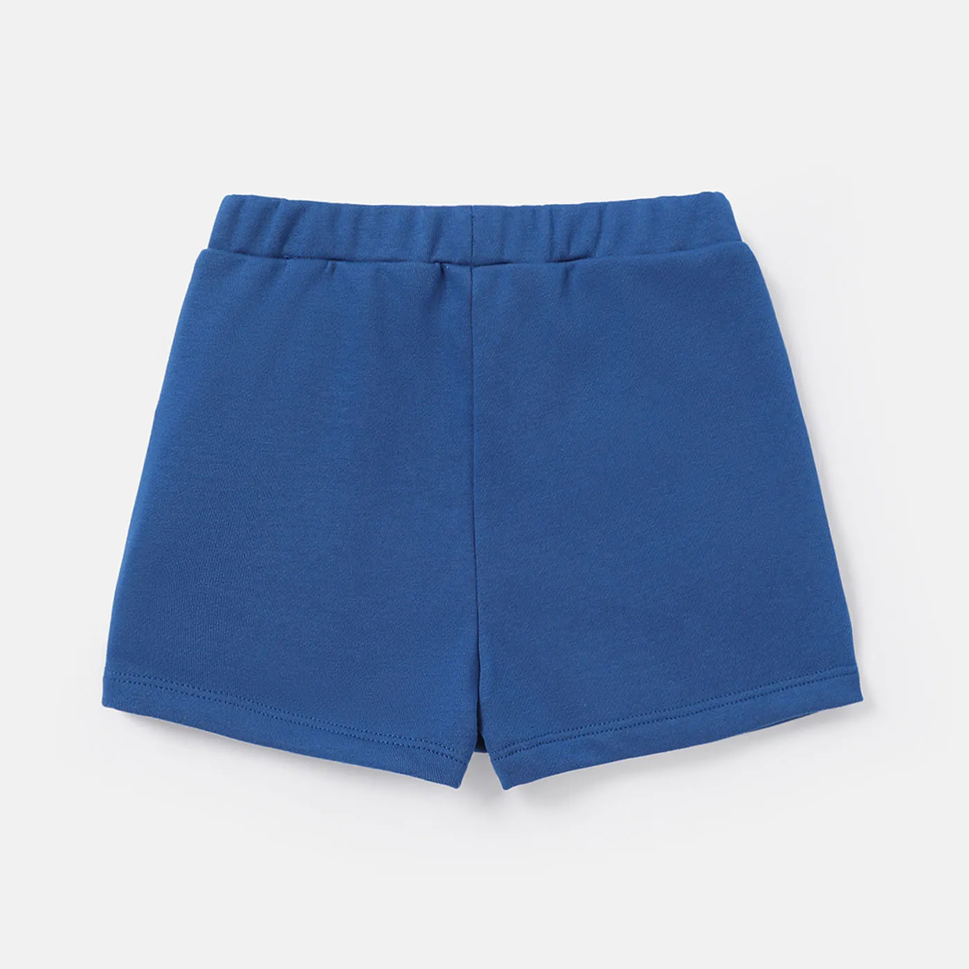 Toddler Boy Animal Embroidered Elasticized Shorts Blue image 2