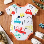 Naia™ Baby Boy Colorful Striped or Vehicle Print Short-sleeve Romper  image 2