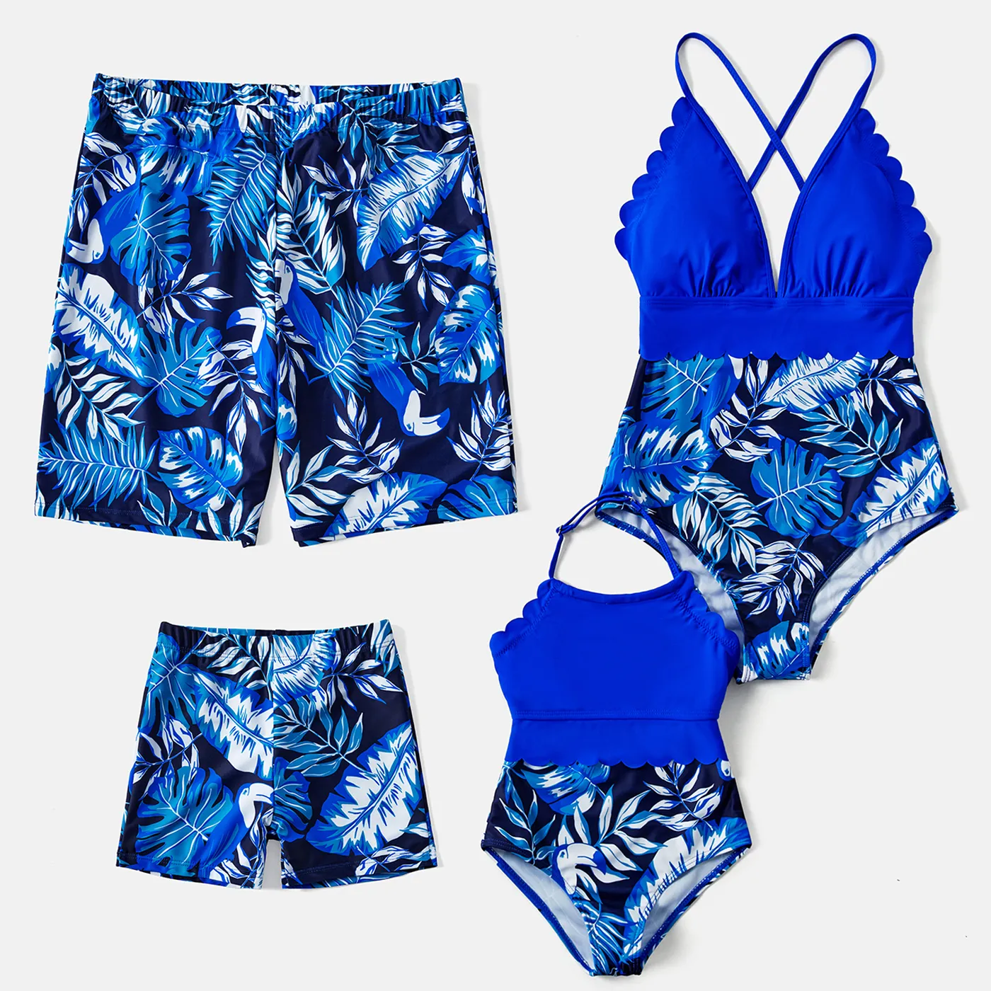 Print Matching Family Look Swimwear