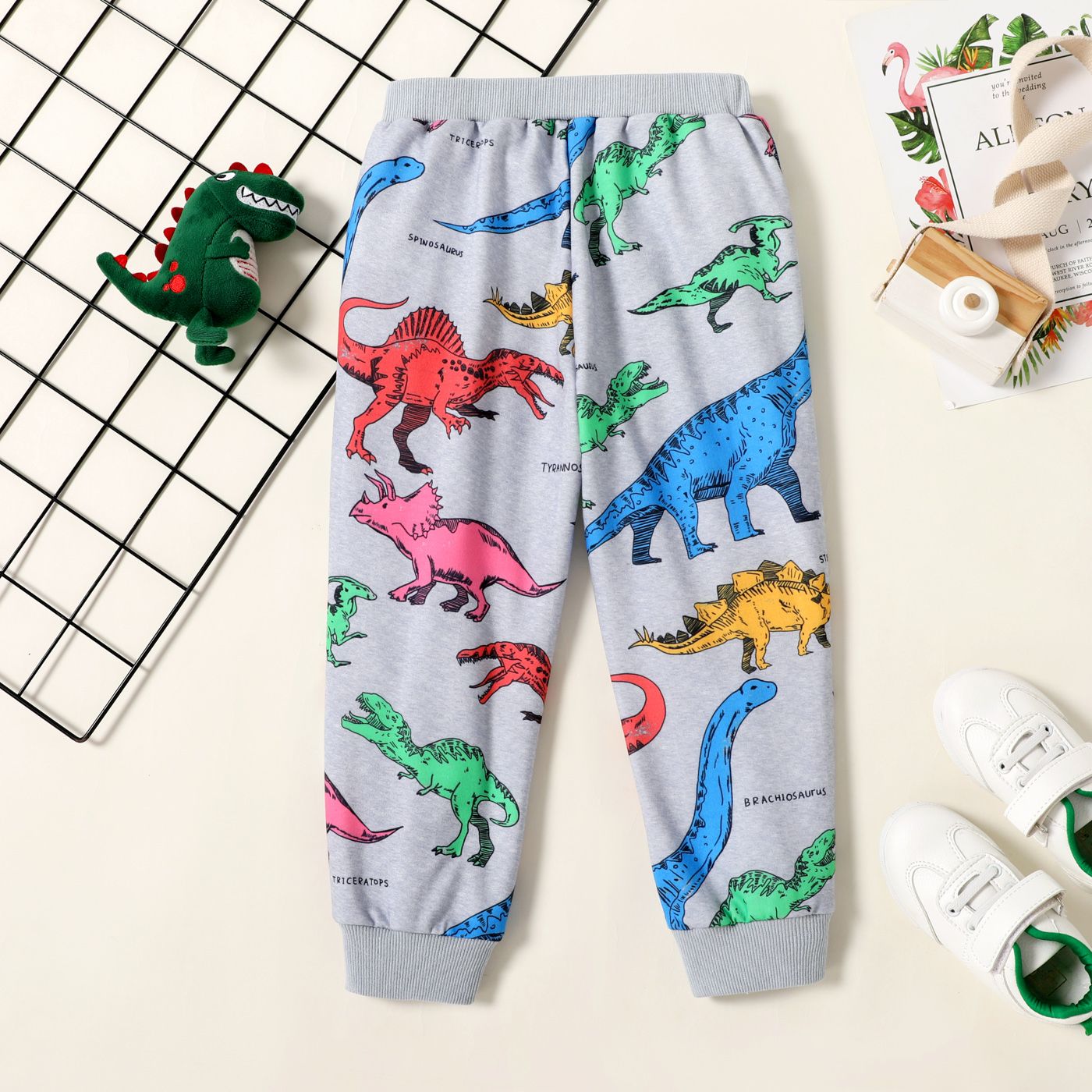 

Naia Toddler Boy Animal Dinosaur Print Elasticized Pants