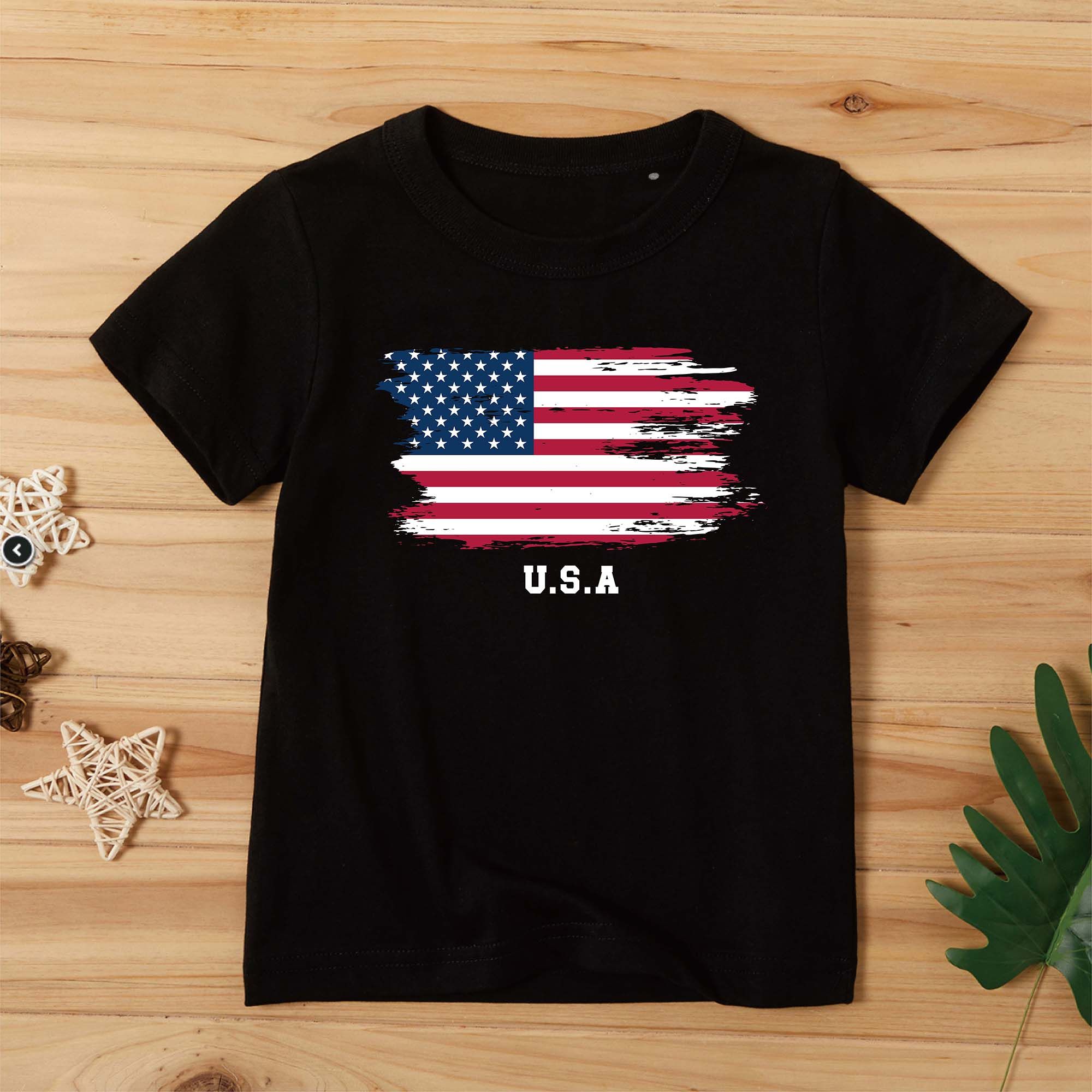 

Independence Day Toddler/Kid Short-sleeve Cotton Tee