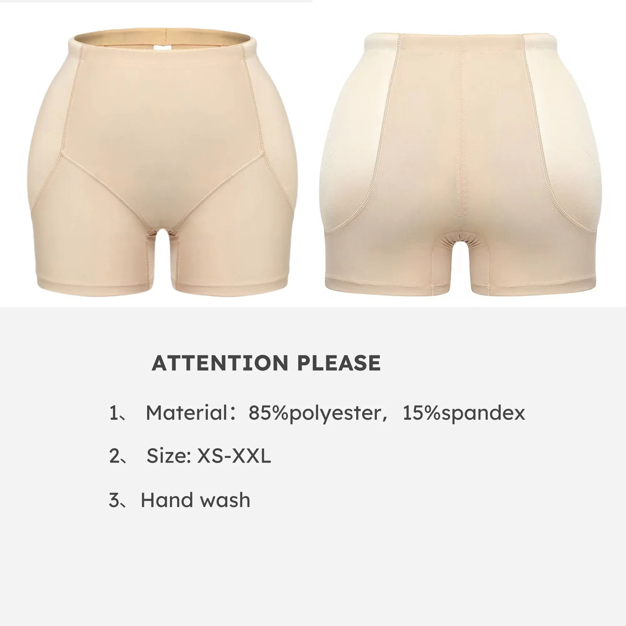 Women Padded Shapewear Panties Hip Enhancer Panties Shaper Shorts Sponge Padded Butt Lifter Padded Shapewear  image 4