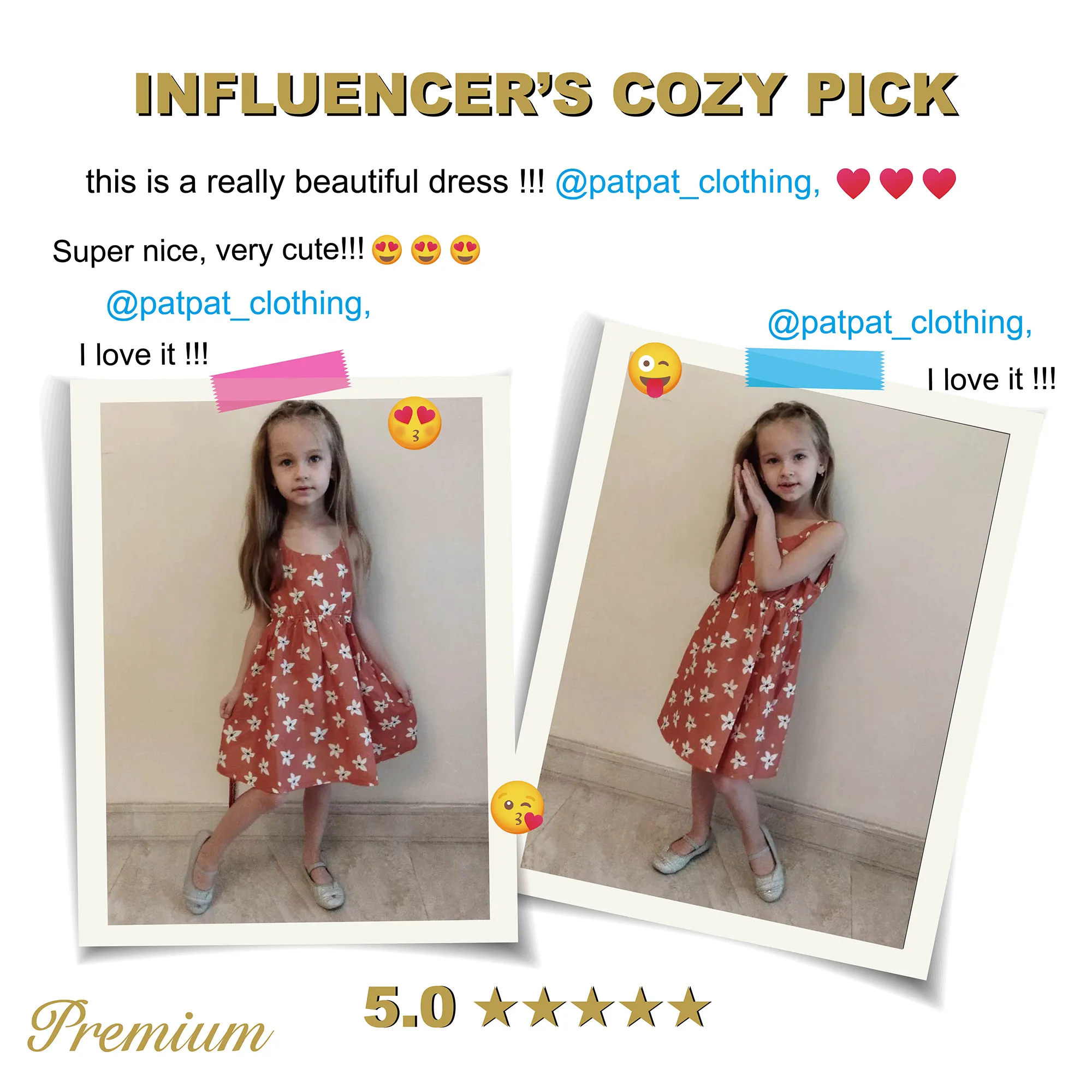Toddler Girl Floral Print Bowknot Design Cut Out Slip Dress Khaki image 3