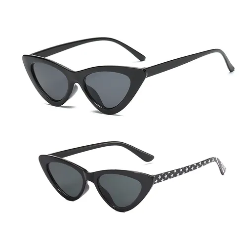 Mulheres / Kid Cool Cat-eye Sunglasses (Embalado em saco de flanela, cor aleatória)