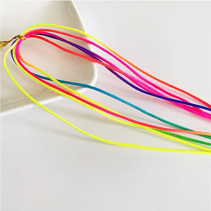 45Pcs Color Block Braided Rope Hair Band for Girls  image 5