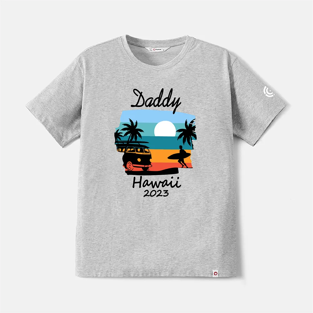 Go-Neat Water Repellent and Stain Resistant Family Matching Graphic Print Short-sleeve Tee  big image 19