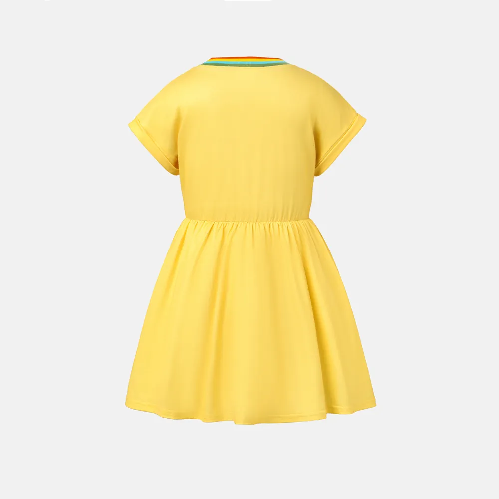 vestido naia™ de manga corta con estampado gráfico de lol surprise kid girl big image 2