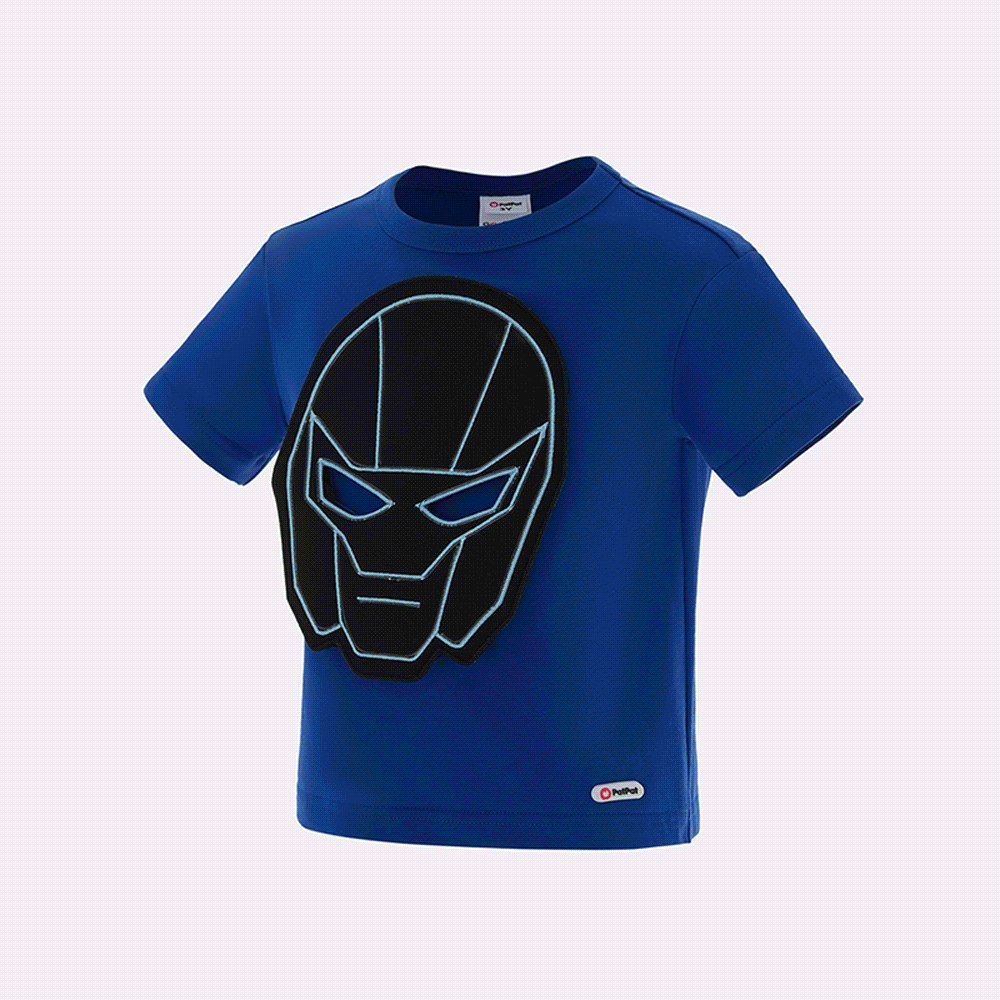 Go-Glow Illuminating T-shirt with Removable Light Up Mask Including Controller (Built-In Battery)  image 4