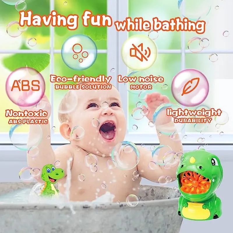 Small Dinosaur Electric Bubble Machine  image 3