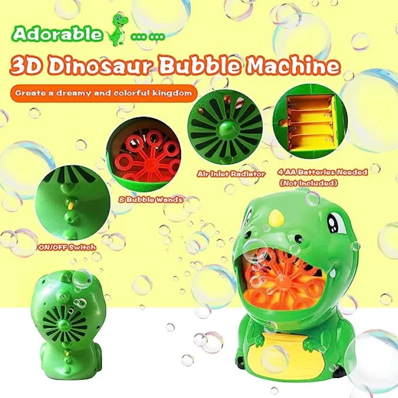 Small Dinosaur Electric Bubble Machine  image 5