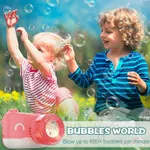 Toddler Electric Music Light Camera Bubble Gun Color-A image 3