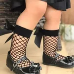 Toddler Polka Dots Bow Decor Fishnet Socks Only BDT 547.69 PatPat