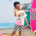 L.O.L. SURPRISE! Toddler/Kid Girl 2pcs Naia™ Character & Plaid Print Short-sleeve Top and Plaid Shorts Set  image 4