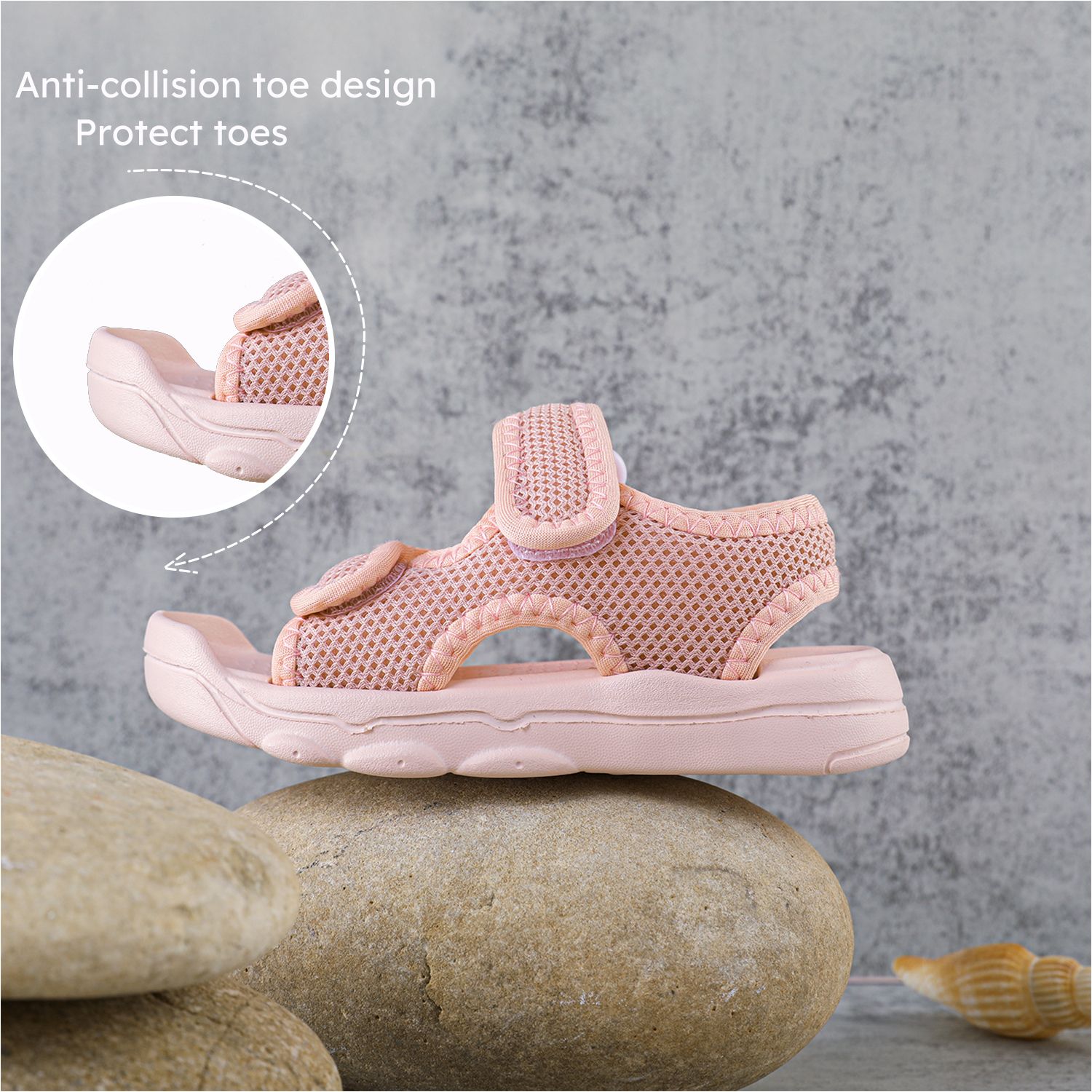 Toddler Lightweight Breathable Double Velcro Sandals Only 15.99 PatPat US