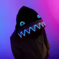 Go-Glow Illuminating Sweatshirt Hoodie with Light Up Shark Including Controller (Built-In Battery) Grey image 5