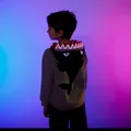 Go-Glow Illuminating Sweatshirt Hoodie with Light Up Shark Including Controller (Built-In Battery) Grey image 5