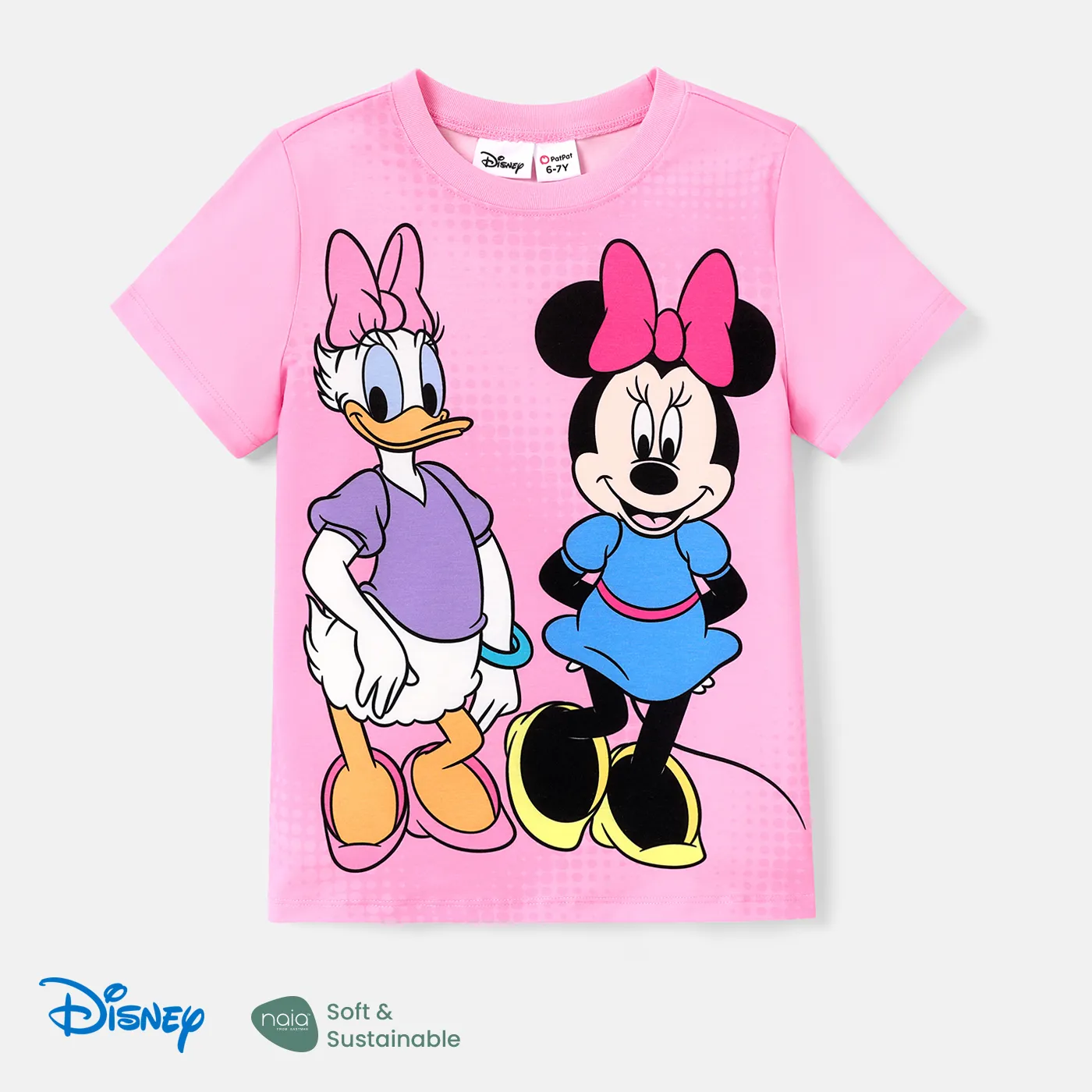 Disney Mickey and Friends Unissexo Infantil T-shirts Rosa