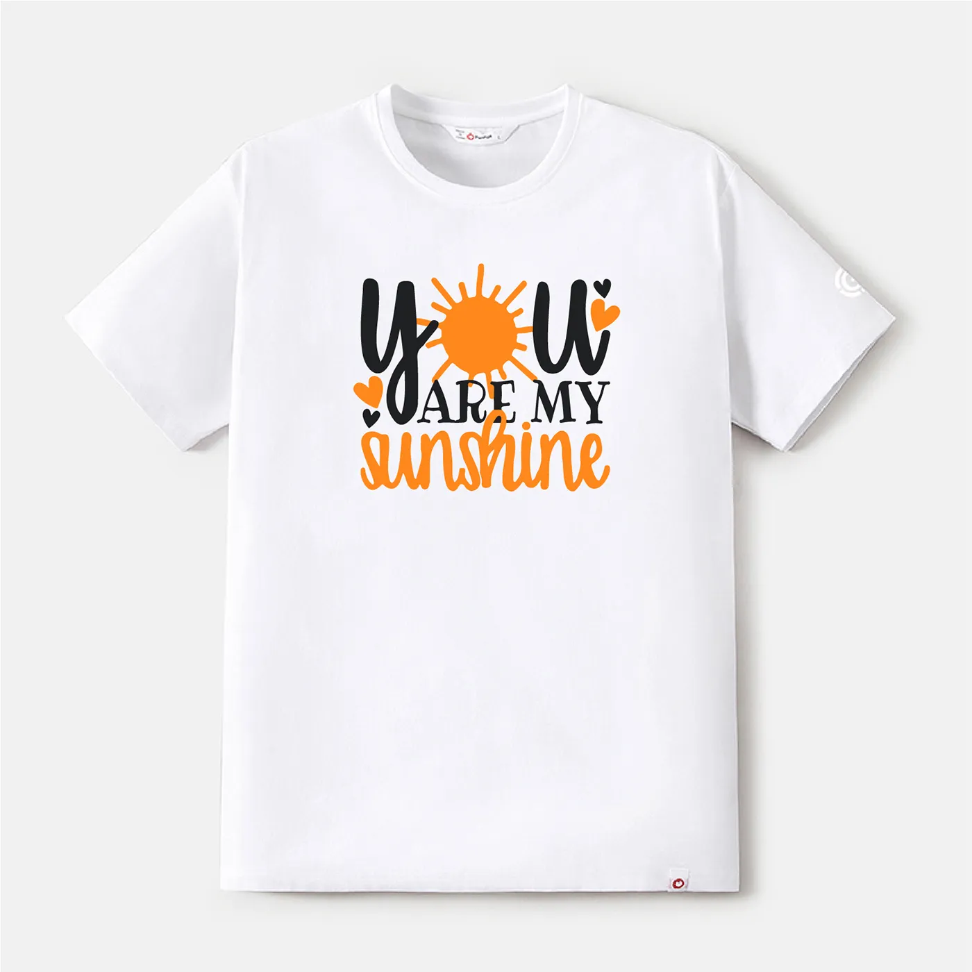 Go-Neat Water Repellent and Stain Resistant Family Matching Letter Print Short-sleeve Tee  big image 8