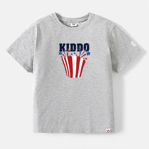 Go-Neat Water Repellent and Stain Resistant Family Matching Independence Day Short-sleeve Tee