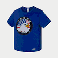 Go-Glow Illuminating T-shirt with Light Up Eagle Pattern Including Controller (Battery Inside) Blue image 4