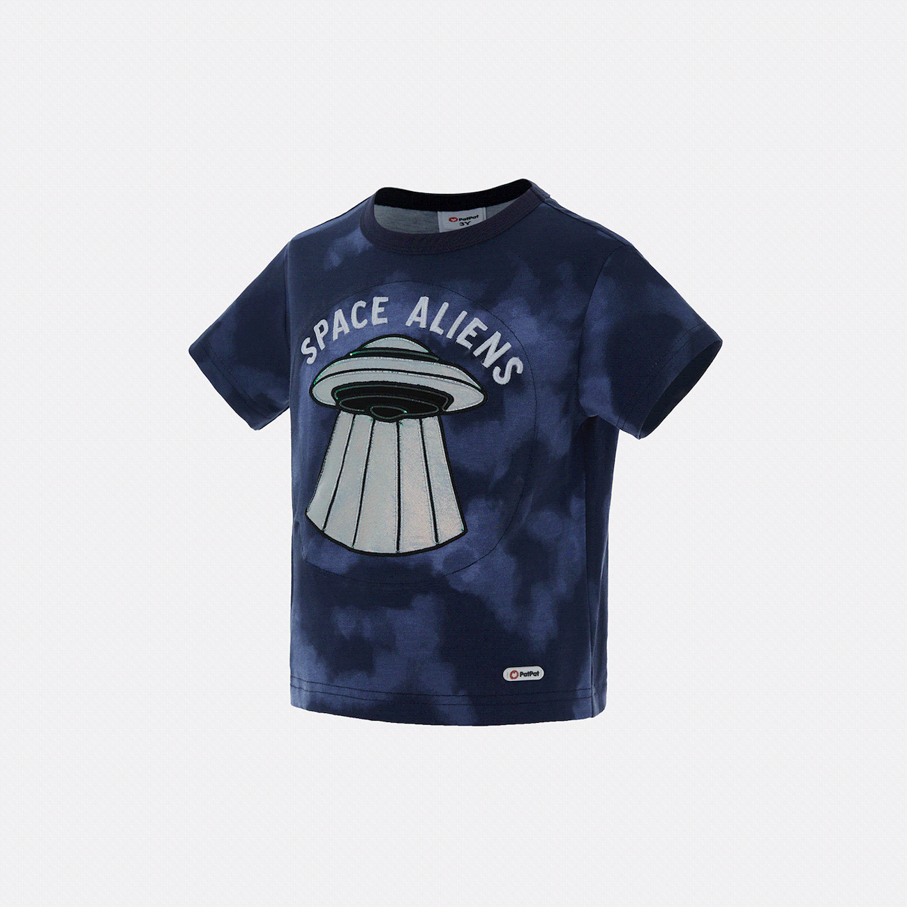 Kleinkinder Jungen Avantgardistisch Kurzärmelig T-Shirts dunkelblau big image 1