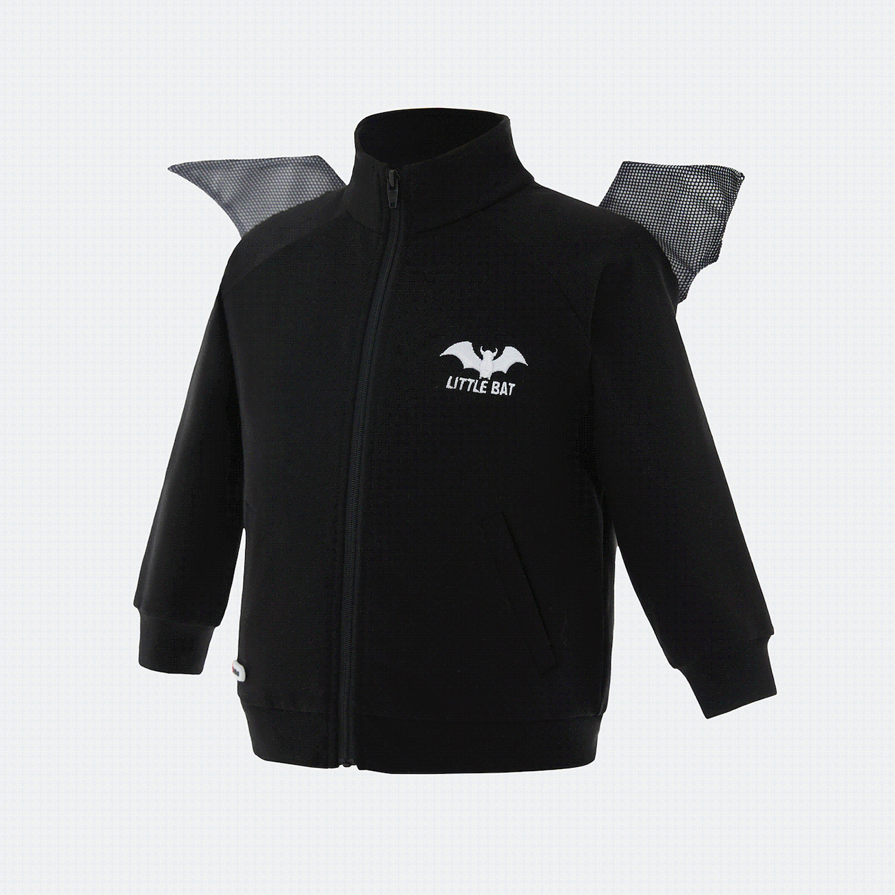 Go-Glow Illuminating Sweatshirt with Light Up Bat Wings Including Controller (Built-In Battery) Black big image 1