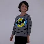 Go-Glow Illuminating Sweatshirt with Light Up Bat Pattern Including Controller (Built-In Battery) Grey image 6