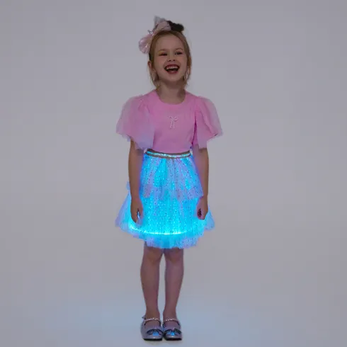 Go-Glow Light Up Colorful Skirt with Star Glitter Including Controller (Built-In Battery) Multi-color big image 5