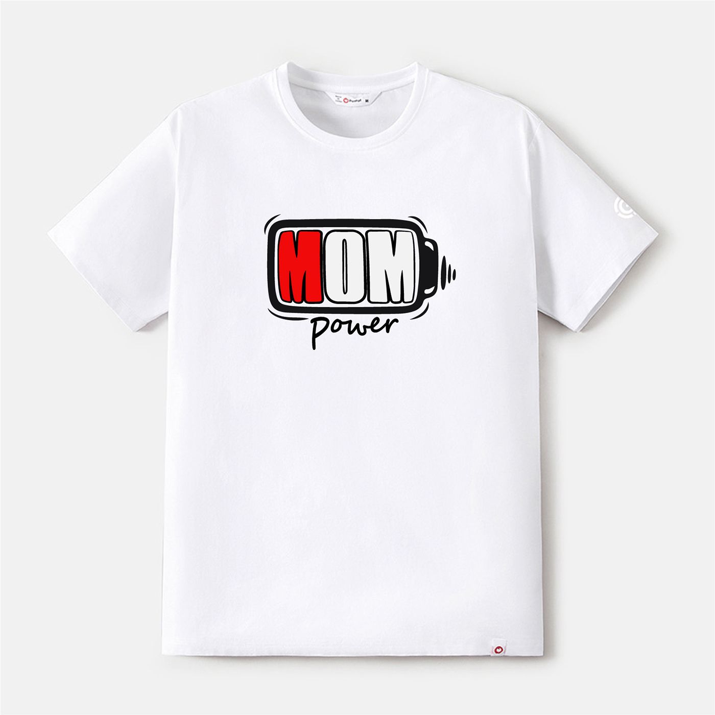 

Go-Neat Water Repellent and Stain Resistant Family Matching Charging Print Short-sleeve Tee
