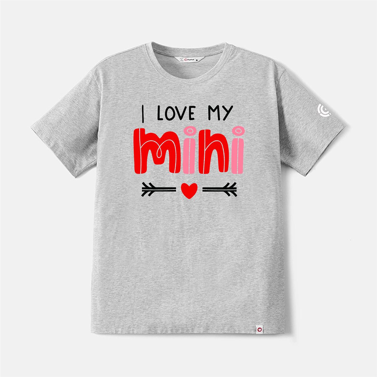 Go-Neat Water Repellent And Stain Resistant Mommy And Me Letter Print Short-sleeve Tee