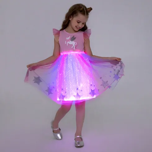 Go-Glow Illuminating Unicorn Dress With Light Up Skirt Including Controller (Built-In Battery) Multi-color big image 6