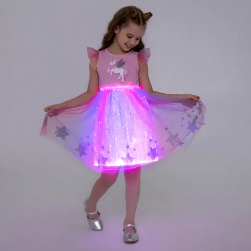 Go-Glow Illuminating Unicorn Dress With Light Up Skirt Including Controller (Built-In Battery) Multi-color big image 5