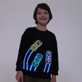 Go-Glow Illuminating Sweatshirt with Light Up Racing Cars Including Controller (Built-In Battery) Dark Blue image 5