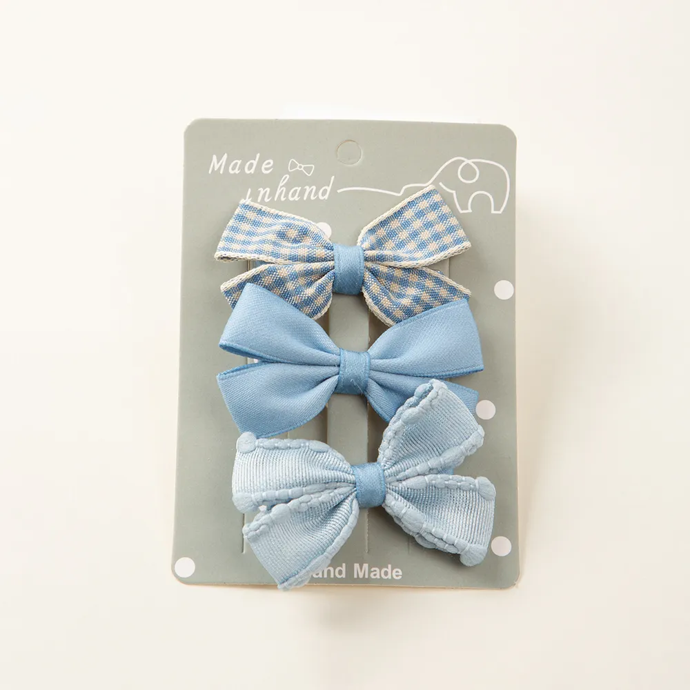 3-pack Toddler/Kid Girls Bowknot Headband (with Cardboard) big image 4