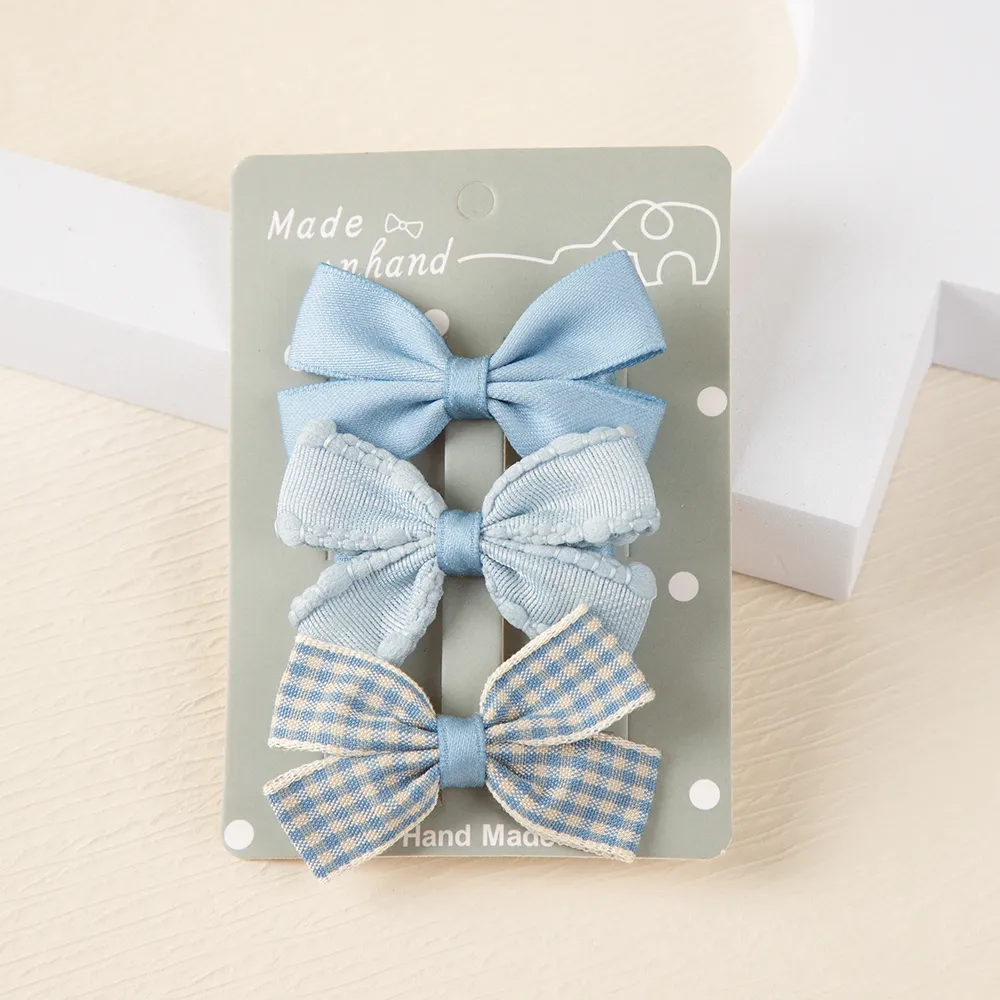 3-pack Toddler/Kid Girls Bowknot Headband (com papelão)  big image 1
