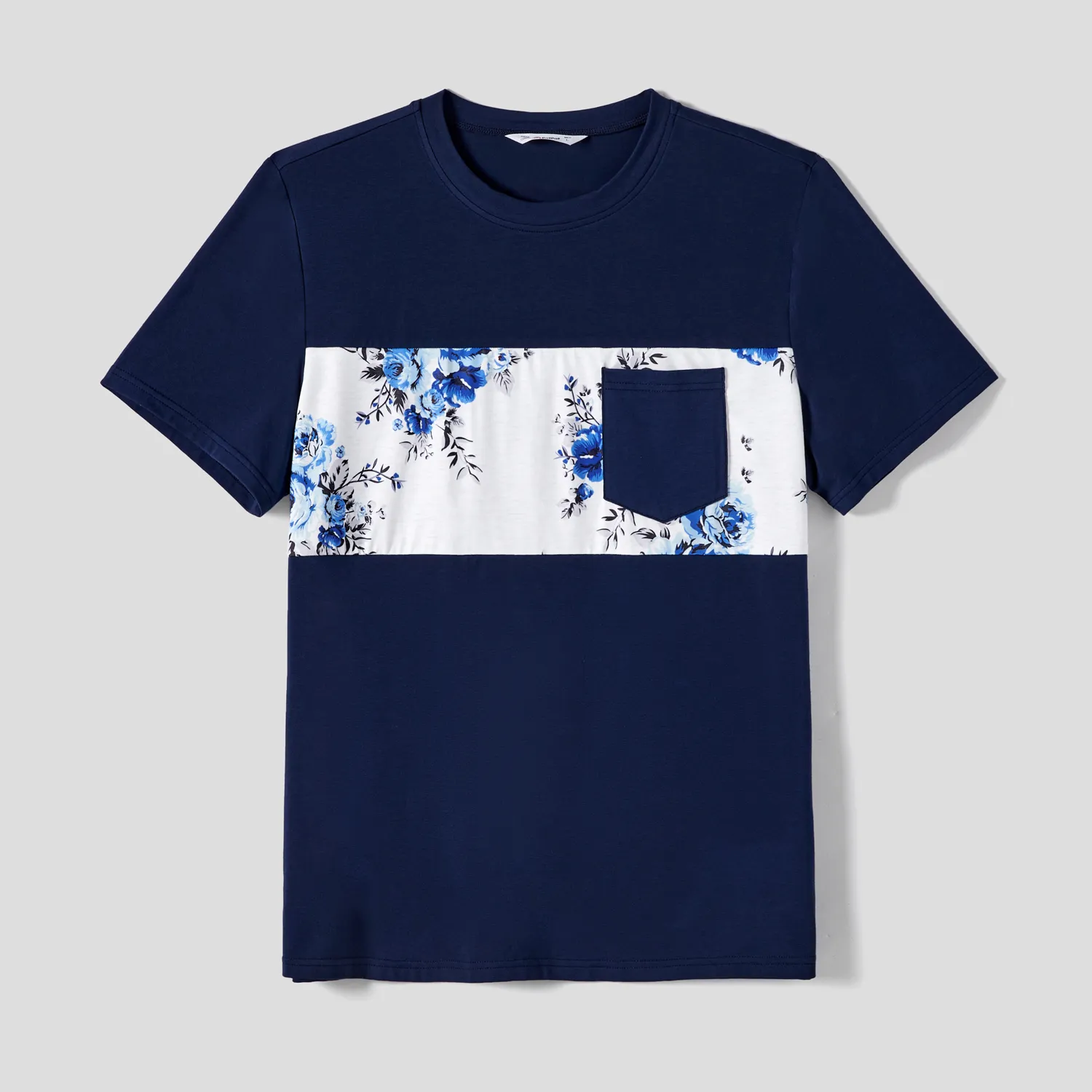 

Family Matching Allover Floral Print Dresses and Short-sleeve Colorblock T-shirts Sets