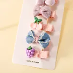 5-pack Toddler/Kid Cute Handmade Hairpin  image 2
